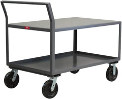 Jamco - 4,800 Lb Capacity, 30" Wide x 48" Long x 30" High Heavy Duty Service Cart - 2 Shelf, Steel - Americas Tooling