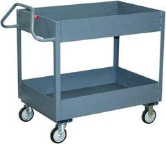 Jamco - 1,200 Lb Capacity, 36" Wide x 18" Long x 39" High Service Cart - 2 Shelf, Steel - Americas Tooling