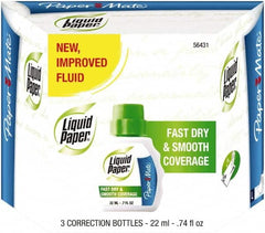 Paper Mate Liquid Paper - Correction Fluids Foam Applicator - 22 ml - Americas Tooling