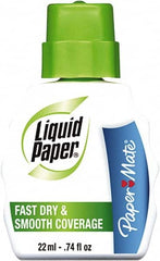 Paper Mate Liquid Paper - Correction Fluids Foam Applicator - 22 ml - Americas Tooling