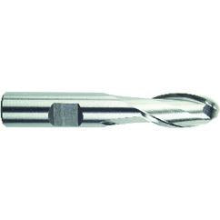 5/16" Dia. - 2-1/2" OAL - HSS-TiN - Ball Nose SE EM - 2 FL - Americas Tooling