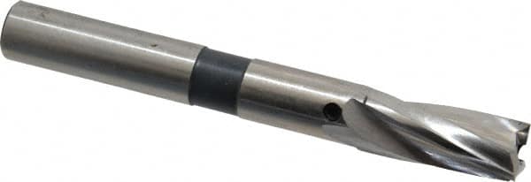 Cleveland - 17/32" Diam, 1/2" Shank, Diam, 3 Flutes, Straight Shank, Interchangeable Pilot Counterbore - Americas Tooling