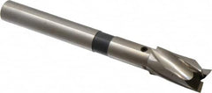 Cleveland - 21/32" Diam, 1/2" Shank, Diam, 3 Flutes, Straight Shank, Interchangeable Pilot Counterbore - Americas Tooling