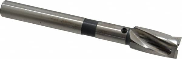 Cleveland - 11/16" Diam, 1/2" Shank, Diam, 3 Flutes, Straight Shank, Interchangeable Pilot Counterbore - Americas Tooling