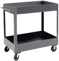 Durham - 1,200 Lb Capacity, 18" Wide x 36" Long x 37-5/8" High Heavy Duty Service Cart - 2 Shelf, Steel - Americas Tooling