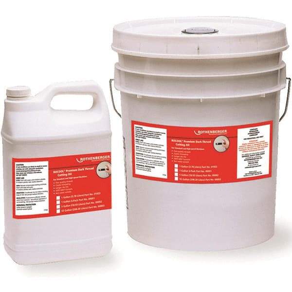 Rothenberger - Pipe Cutting & Threading Oil Type: Dark Cutting Oil Container Type: 1 Gallon Bottle - Americas Tooling