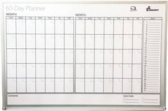 Ability One - 2" High x 26" Wide Dry Erase - Mylar Laminated, 39" Deep, Includes Accessory Tray, Mounting Kit, Instructions & Four Dry Erase Markers (Black, Blue, Green, Red) - Americas Tooling