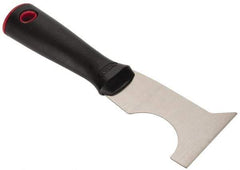 Hyde Tools - 2-1/2" Wide Carbon Steel Multi-Purpose Knife - Stiff, Polypropylene Handle, 7-1/2" OAL - Americas Tooling