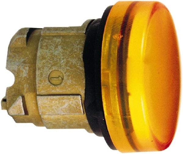 Schneider Electric - Orange Lens Pilot Light - Round Lens, Shock Resistant, Vibration Resistant, Water Resistant - Americas Tooling