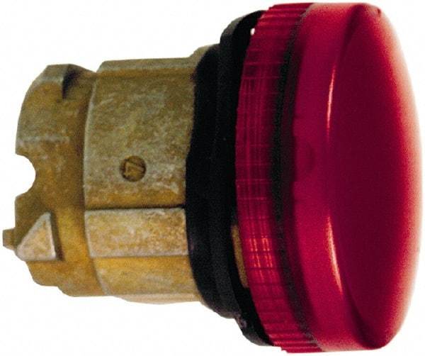 Schneider Electric - Red Lens Pilot Light - Round Lens, Shock Resistant, Vibration Resistant, Water Resistant - Americas Tooling