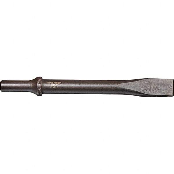 Mayhew - 3/4" Head Width, 7-1/2" OAL, Cold Chisel - Round Drive, Round Shank, Steel - Americas Tooling