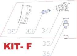 RivetKing - 3 to 6" Trigger Kit for Rivet Tool - Includes Trigger Valve, On/Off Base, O-Ring - Americas Tooling