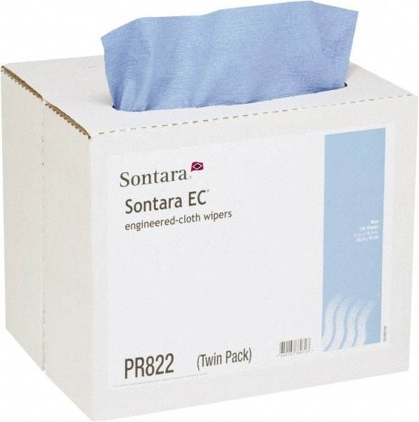 NuTrend Disposables - Dry General Purpose Wipes - Pop-Up, 12" x 16-1/2" Sheet Size, Blue - Americas Tooling