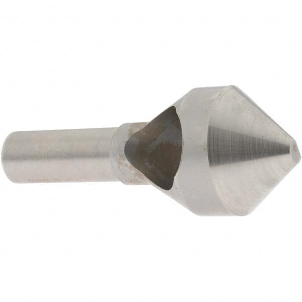 Value Collection - 1-1/8" Head Diam, 1/2" Shank Diam, 0 Flute 82° High Speed Steel Countersink - Americas Tooling