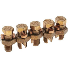 Value Collection - 10 to 6 AWG, Bronze Alloy, Split Bolt Connector - 15/32" Head Width - Americas Tooling