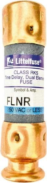 Value Collection - 125 VDC, 250 VAC, 5 Amp, Time Delay General Purpose Fuse - 2" OAL, 200 kA Rating, 9/16" Diam - Americas Tooling