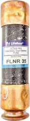 Value Collection - 125 VDC, 250 VAC, 35 Amp, Time Delay General Purpose Fuse - 3" OAL, 200 kA Rating, 13/16" Diam - Americas Tooling