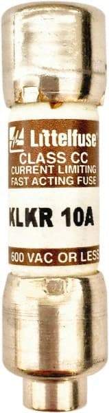 Value Collection - 600 VAC, 10 Amp, Fast-Acting Semiconductor/High Speed Fuse - 1-1/2" OAL, 200 (RMS Symmetrical) kA Rating, 13/32" Diam - Americas Tooling