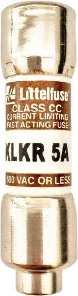 Value Collection - 600 VAC, 5 Amp, Fast-Acting Semiconductor/High Speed Fuse - 1-1/2" OAL, 200 (RMS Symmetrical) kA Rating, 13/32" Diam - Americas Tooling