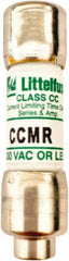 Littelfuse - 500 VDC, 600 VAC, 12 Amp, Time Delay General Purpose Fuse - Fuse Holder Mount, 38.1mm OAL, 20 at DC, 200 (RMS), 300 (Self-Certified) kA Rating, 10.3mm Diam - Americas Tooling