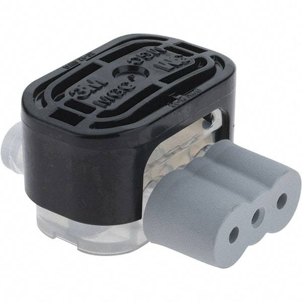 Value Collection - 20 to 12 AWG, Black, IDC, Pigtail Quick Splice Connector - Americas Tooling