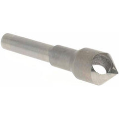 Value Collection - 7/16" Head Diam, 1/4" Shank Diam, 0 Flute 82° High Speed Steel Countersink - Americas Tooling