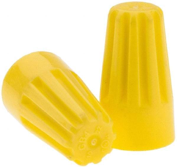 Value Collection - 1, 14 + & 1, 18 to 3, 12 AWG, 1,000 Volt (Lighting) & 600 Volt (Building Wire), Corrosion Resistant & Flame Retardant, Standard Twist on Wire Connector - Yellow, 221°F - Americas Tooling