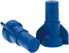 Value Collection - 16 to 14 AWG, 300 & 600 Volt, Wing Twist on Wire Connector - Blue, 221°F - Americas Tooling