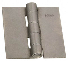 National Mfg. - 2-1/2" Long x 2-1/2" Wide Steel Full Surface Hinge - Plain Steel Finish, 5 Knuckles - Americas Tooling