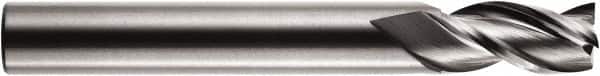 RobbJack - 12mm, 26mm LOC, 12mm Shank Diam, 83mm OAL, 3 Flute, Solid Carbide Square End Mill - Single End, Diamond-Like Carbon (DLC) Finish, Spiral Flute, 35° Helix, Centercutting, Right Hand Cut, Right Hand Flute, Series MA1 - Americas Tooling