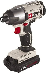 Porter-Cable - 1/4" Drive 20 Volt T-Handle Cordless Impact Wrench & Ratchet - 2,900 RPM, 124 Ft/Lb Torque, 2 Lithium-Ion Batteries Included - Americas Tooling