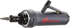 Ingersoll-Rand - 1/4" Collet, Straight Handle, Air Straight Die Grinder - 18,000 RPM, Rear Exhaust, 14 CFM, 1 hp, 90 psi - Americas Tooling