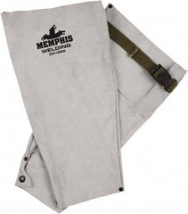 MCR Safety - Size Universal, Leather Sleeve - 18" Long Sleeve, Snaps at Wrist - Americas Tooling