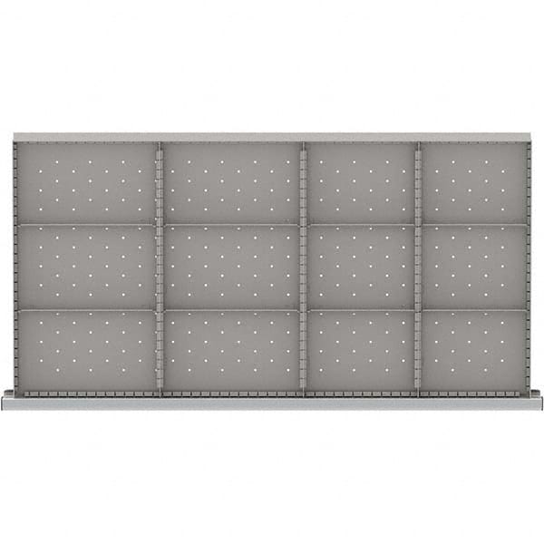 LISTA - 12-Compartment Drawer Divider Layout for 3.15" High Drawers - Americas Tooling