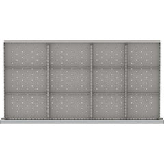 LISTA - 12-Compartment Drawer Divider Layout for 3.15" High Drawers - Americas Tooling