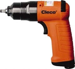 Cleco - 1/4" Drive, 13,000 RPM, 50 Ft/Lb Torque Impact Wrench - Pistol Grip Handle, 1,200 IPM, 39.8 CFM, 90 psi, 1/4" NPT Inlet - Americas Tooling