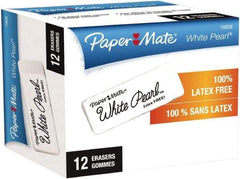 Paper Mate - Rectangle Rubber Eraser - White - Americas Tooling