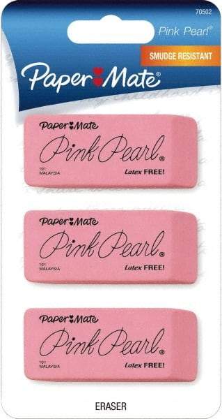 Paper Mate - Rectangle Rubber Eraser - Pink - Americas Tooling