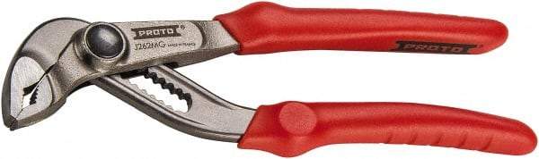 Proto - 7-9/32" OAL, 1-27/64" Max Capacity, 48mm Jaw Length, 12 Position Tongue & Groove Pliers - Slim Head - Americas Tooling