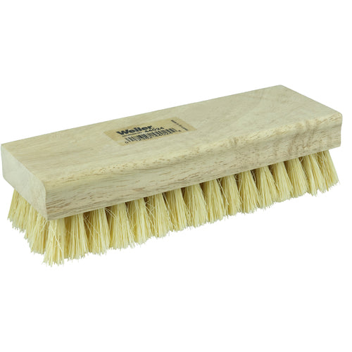 8″ × 2 3/4″ - White Tampico Block Type Industrial Hand Brush - Americas Tooling