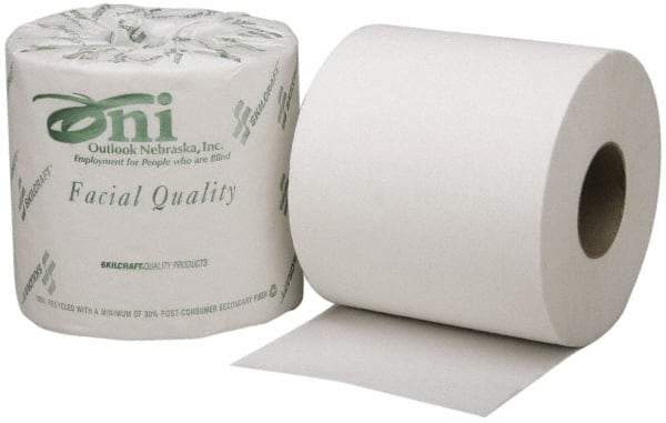 Ability One - 1,200' Roll Length x 4" Sheet Width, Standard Roll Toilet Tissue - Single Ply, White - Americas Tooling