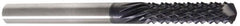 Onsrud - 3/8" Diam, 1" LOC, End Mill End, Solid Carbide Diamond Pattern Router Bit - Right Hand Cut, 3" OAL, 3/8" Shank Diam, Use on Composites - Americas Tooling