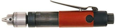 Ingersoll-Rand - 1/4" Keyed Chuck - Inline Handle, 1,900 RPM, 15 CFM, 0.25 hp, 90 psi - Americas Tooling