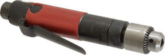 Ingersoll-Rand - 1/4" Keyed Chuck - Inline Handle, 3,300 RPM, 15 CFM, 0.25 hp, 90 psi - Americas Tooling