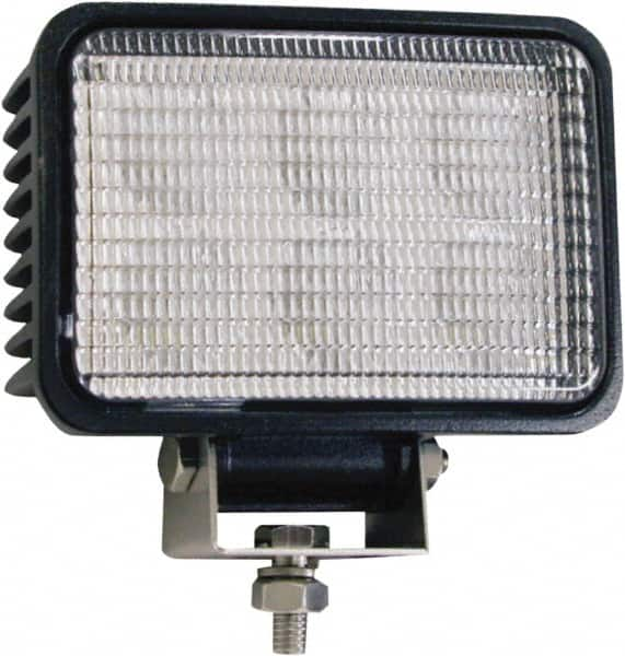 Buyers Products - 12 to 24 Volt, Clear Flood Beam Light - 1.5 Amps, 1,350 Lumens, 6 LED Lamp - Americas Tooling