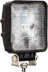 Buyers Products - 12 to 24 Volt, Clear Flood Beam Light - 1.2 Amps, 1,050 Lumens, 5 LED Lamp - Americas Tooling