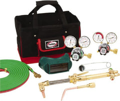 Lincoln Electric - Oxygen/Acetylene Torch Kits Type: Welding Outfit Maximum Cutting: 4 (Inch) - Americas Tooling