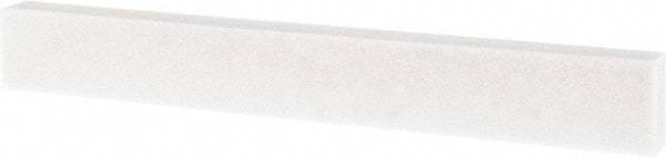 Tru-Maxx - 80 Grit Aluminum Oxide Rectangular Polishing Stone - Medium Grade, 1" Wide x 8" Long x 1/2" Thick - Americas Tooling