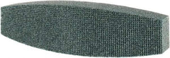 Tru-Maxx - 46 Grit Silicon Carbide Boat (Shape) Polishing Stone - Coarse Grade, 2-1/2" Wide x 9" Long x 1-1/2" Thick - Americas Tooling