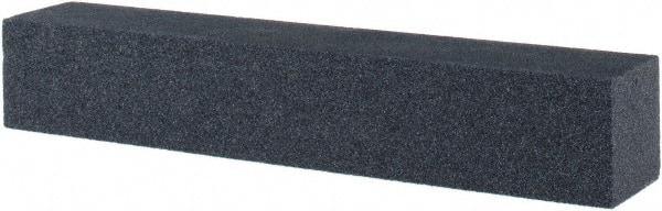 Tru-Maxx - 120 Grit Silicon Carbide Square Polishing Stone - Fine Grade, 1" Wide x 6" Long x 1" Thick - Americas Tooling